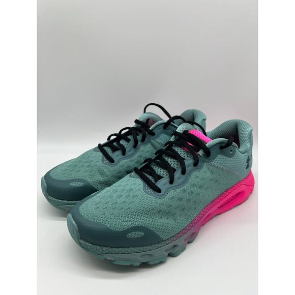 Under Armour HOVR Infinite 3 Daylight Teal Pink Miami Green Men's Size 10 - Picture 8 of 12